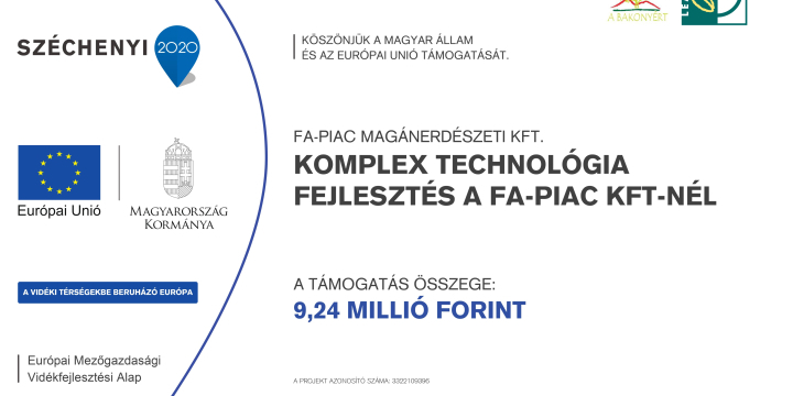 Komplex technológia fejlesztés a Fa-Piac Magánerdészeti Kft-nél